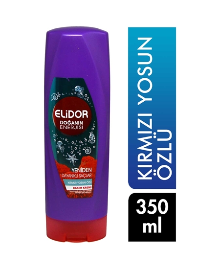 elidor, saç kremi, saç bakım, elidor kırmızı yosun özlü saç kremi, 350 ml saç kremi, saç bakım kremi, elidor 350 ml, toptan kozmetik, saç bakım ürünleri