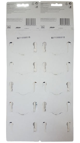 Picture of P-Gillette Mach3 Cartela Refill Razor Blade 10's