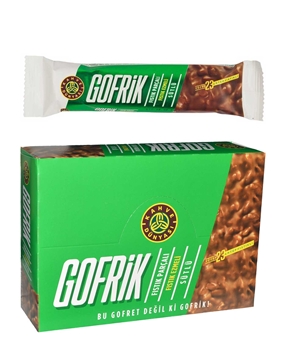 Kahve Dünyası Gofrik Antep Fıstıklı Sütlü Çikolata Kaplamalı Gofret 33 g X 24'lü Paket Picture of Kahve Dünyası Gofrik Antep Fıstıklı Sütlü Çikolata Kaplamalı Gofret 33 g X 24'lü Paket