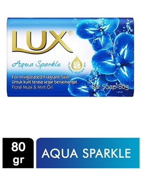 Lux Sabun 80 gr Aqua Sparkle Picture of Lux Sabun 80 gr Aqua Sparkle