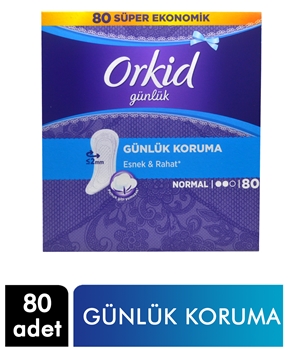 P-Orkid Günlük Koruma Normal Hijyenik Ped 80'li Picture of P-Orkid Günlük Koruma Normal Hijyenik Ped 80'li