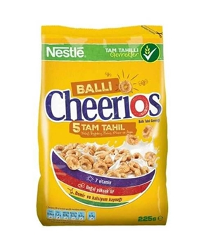 Cheerios Ballı Tahıl Gevreği 225 gr nestle, corn flakes, kornfıleks, kahvaltılık kornfleks, tahıl gevreği, kahvaltılık gevrek çeşitleri, mısır gevreği fiyatları, nestle korn fleks satın al, nestle corn flakes toptan, ballı tahıl gevreği, ballı korn fıleks
