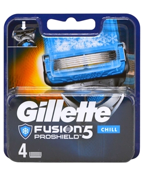 Gillette Fusion5 Proshield Chill Refill Razor Blade 4's gillette, gillette fusion, gillette fusion proshield, gillette tıraş bıçağı, yedek tıraş bıçağı