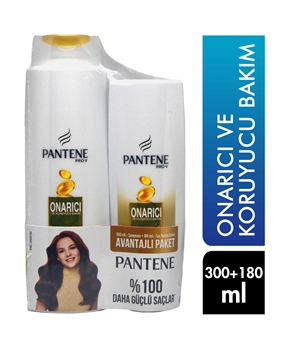 Pantene Shampoo 300 ml + Conditioner 180 ml Repair and Protective Care Picture of  Pantene Shampoo 300 ml + Conditioner 180 ml Repair and Protective Care