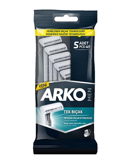Picture of Arko Men Tek Bıçak Tıraş Bıçağı 5'Li