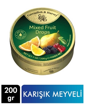 Cavendish & Hayvey Şeker 200 gr Karışık Meyveli Picture of Cavendish & Hayvey Şeker 200 gr Karışık Meyveli