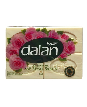 Dalan Sabun Banyo 4 X 150 Gül dalan, sabun, dalan antik, sabun satın al, yeşil sabun, doğal sabun, bitkisel sabun, sabun fiyatları, banyo sabunu, el sabunu