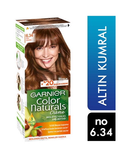 Picture of P-GARNİER SAÇ BOYASI NATURAL 6.34 ALTIN KUMRAL