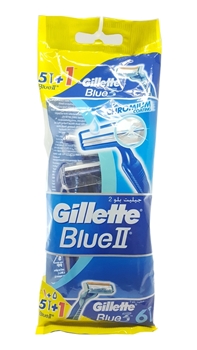 P-Gillette Blue2 Disposable Shaving Razor Blue3 + Razor Blade Gift Picture of P-Gillette Blue2 Disposable Shaving Razor Blue3 + Razor Blade Gift