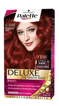 P-Palette Deluxe Sonbahar Kızılı 6-888 Tüp Krem Saç Boyası 50 ml Picture of P-Palette Deluxe Sonbahar Kızılı 6-888 Tüp Krem Saç Boyası 50 ml