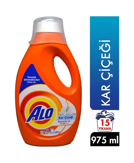 Picture of Alo Liquid Laundry Detergent White and Color  15 Wash - Snow Flower