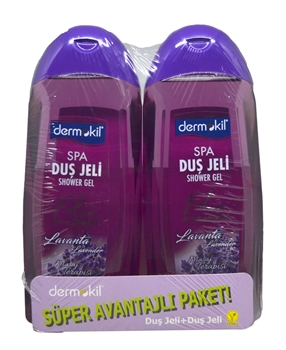 Dermokil Duş Jeli 2 x 500 ml Lavanta dermokil, duş jeli, duş jeli fiyatları, duş jelleri, banyo ürünleri, dermokil fiyatları, toptan duş jeli satın al