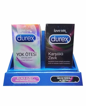 Durex Prezervatif 12'li Karışık Paket  Tezgah Üstü Hazır Paket durex, dureks, kondom, prezervatif, korunma, perzervatif satın al, prezervatif fiyat, durex satın al, durex fiyat, durex karşılıklı zevk, durex yok ötesi