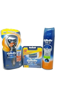 XGillette Fusion Proglide Flexball Shaving Razor 8's Refill &  Gel Gift Picture of XGillette Fusion Proglide Flexball Shaving Razor 8's Refill &  Gel Gift