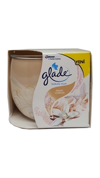 Glade Air Freshener 120 Gr Scented Candle Silky Vanilla Picture of Glade Air Freshener 120 Gr Scented Candle Silky Vanilla