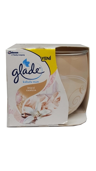 Picture of Glade Air Freshener 120 Gr Scented Candle Silky Vanilla
