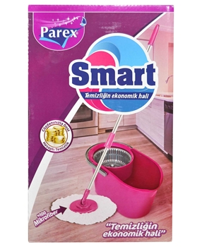 Parex Smart Otomatik Temizlik Seti parex, pakres, paspas, vileda, ekostar, vileda seti, vileda sapı, mop, vileda başlığı, vileda kovası, paspas sapı, paspas kovası, paspas seti