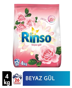 Rinso Matik Toz Çamaşır Deterjanı 4Kg Beyaz Gül Picture of Rinso Matik Toz Çamaşır Deterjanı 4Kg Beyaz Gül