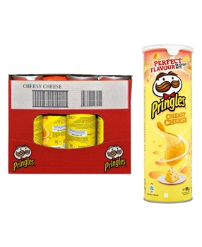 Pringles Chips 165gr x 19  - Cheesy & Cheese pringles, piringıls, cips, patates cipsi, pringles cheese onion, peynirli cips, pringles cips satın al, pringles cips fiyat, pringles fiyatları