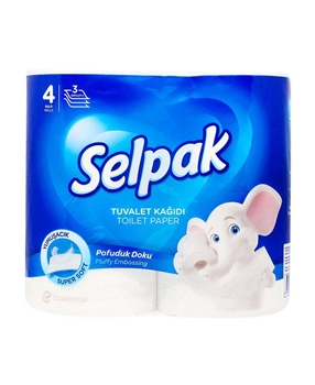 Selpak Tuvalet Kağıdı 4'lü Picture of Selpak Tuvalet Kağıdı 4'lü