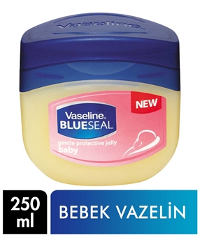 Vasaline Blue Seal Baby 250 ml Koruyucu Jel Bebek Vazelin vasaline, vazelin, vazelin krem, vazelin jel, nemlendirici krem, bebek kremi, bebek vazelini, vazelin bebek kremi, pişik kremi, vazelin fiyatları, vazelin kullanımı, vazelin satın al, toptan vazelin, 250 ml vazelin