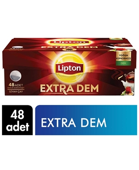 Lipton Demlik Poşet 48'li Paket Extra Dem lipton, çay, demli çay, demlik poşet, poşet çay, demlik poşet çay, sallama çay, lipton fiyatları, çay fiyatları, çay satın al