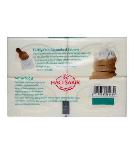 Picture of Hacı Şakir Saf Sabun 4 x 200 gr Doğal