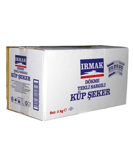 Picture of Irmak Dökme Tekli Sargılı Küp Şeker 5000 gr