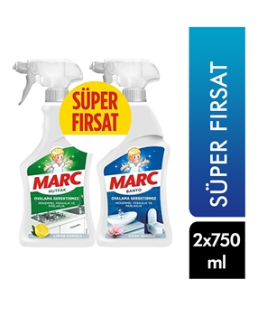 Marc Surface Cleaner 750 Kitchen + 750 ml Bath Picture of Marc Surface Cleaner 750 Kitchen + 750 ml Bath