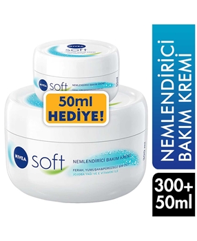 Nivea Soft Cream Moisturizer 300 ML + 50 ML Promotion Pack Picture of Nivea Soft Cream Moisturizer 300 ML + 50 ML Promotion Pack