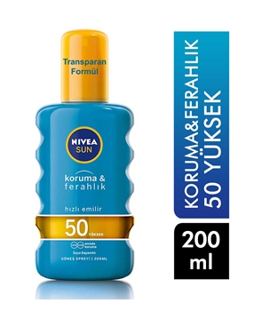 Nivea Sun Spray 200ml Protect&Freshness 50+SPF Picture of Nivea Sun Spray 200ml Protect&Freshness 50+SPF