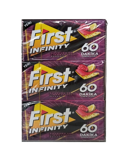 Picture of First 60 Dakika Sakız 27 gr x 12'li Paket Ahududu Limon