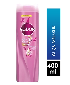 Elidor Shampoo 400 ml Strong & Shiny Picture of Elidor Shampoo 400 ml Strong & Shiny