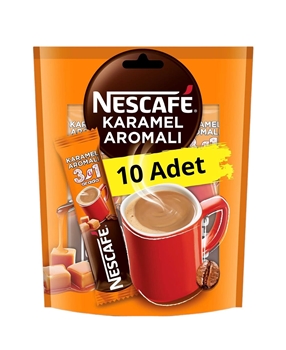 Nescafe 3 in 1 17.6 gr x 10's Pack Caramel Picture of Nescafe 3 in 1 17.6 gr x 10's Pack Caramel