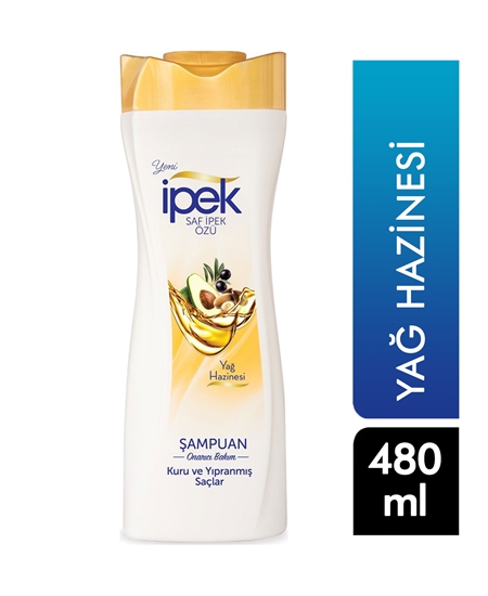 Picture of İpek Şampuan 480 ml Yağ Hazinesi