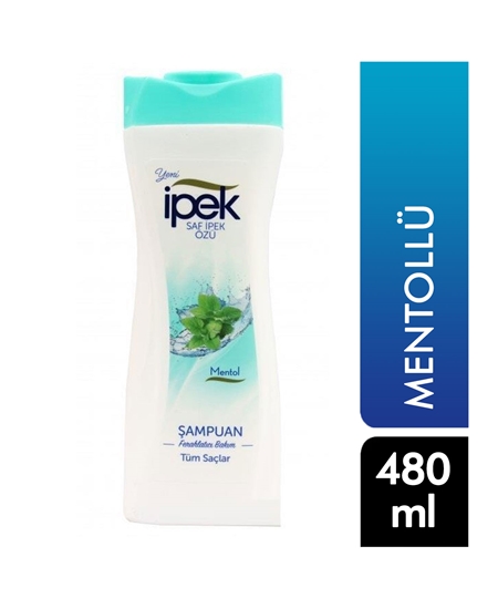 Picture of İpek Şampuan 480 ML Tüm Saçlar için Mentol