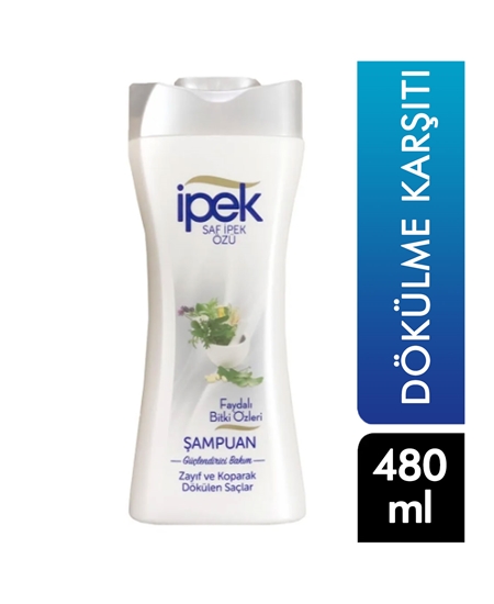 Picture of İpek Şampuan 480 ML Zayıf ve Koparak Dökülen Saçlar İçin Bitki Özlü