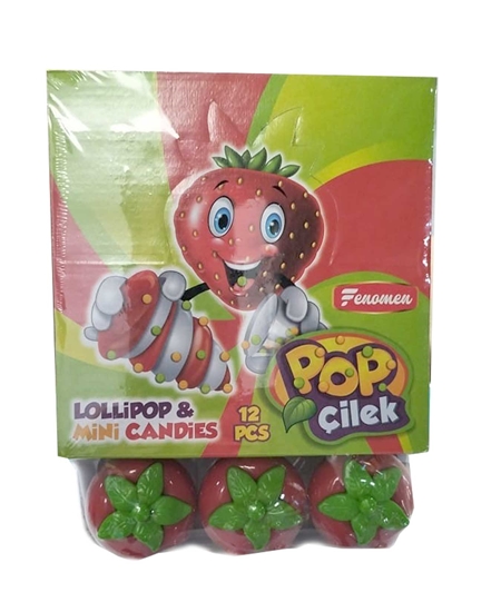 Picture of Fenomen Straw Berry Lolipop 27 gr 12'li