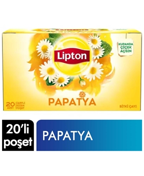 Lipton Papatya Bitki Çayı Bardak Poşet Çay 20'li Picture of Lipton Papatya Bitki Çayı Bardak Poşet Çay 20'li