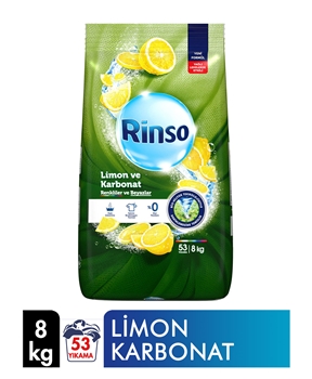 Rinso Toz Çamaşır Deterjanı 8 kg Limon ve Karbonat Picture of Rinso Toz Çamaşır Deterjanı 8 kg Limon ve Karbonat