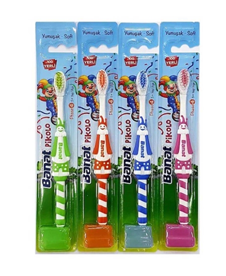 Picture of Banat Pikolo Çocuk Diş Fırçası 12'li Paket
