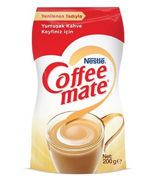 Coffee Mate Kahve Kreması 200 gr Coffee mate, cafe mate, kafi meyt, kahve kreması, süt tozu, neskafe kafi meyt, nescafe caffee mate