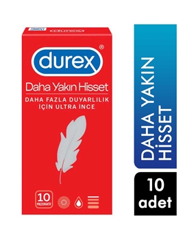 Durex Prezervatif 10'lu Daha Yakın Hisset Picture of Durex Prezervatif 10'lu Daha Yakın Hisset