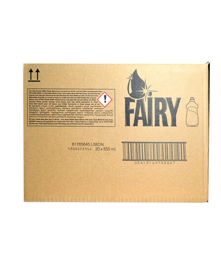 Picture of Fairy Liquid  Dishwashing Detergent 650 ML - Lemon
