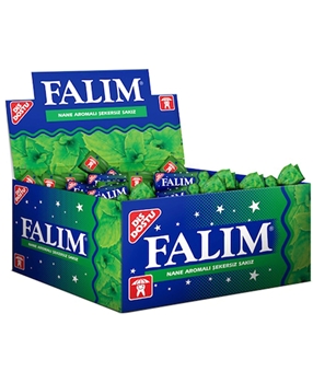 Falım Sakız 100'lü Paket Nane Aromalı Şekersiz Picture of Falım Sakız 100'lü Paket Nane Aromalı Şekersiz