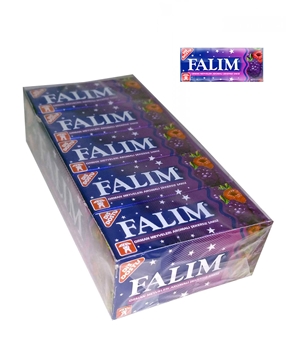 Falım Sakız 7 gr X 20'li Paket Orman Meyveleri Aromalı Şekersiz Picture of Falım Sakız 7 gr X 20'li Paket Orman Meyveleri Aromalı Şekersiz