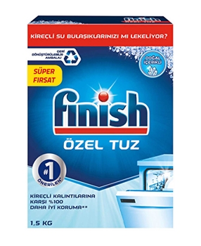 Finish Washing Machine Salt 1000 Gr + 500 Gr - Promo Pack  Picture of Finish Washing Machine Salt 1000 Gr + 500 Gr - Promo Pack