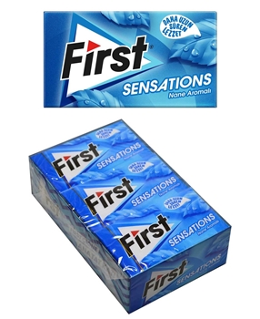 First Sensations Sakız 27 gr x 12'li Paket  Nane Aromalı first, first sakız, first naneli sakız, naneli sakız, sakız