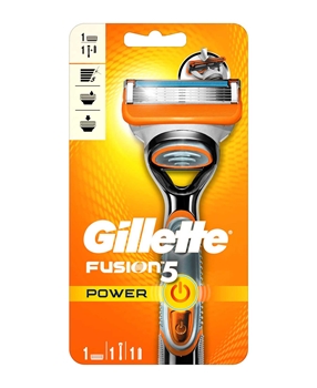 Gillette Fusion5 Power Shaving Razor 1 Up Picture of Gillette Fusion5 Power Shaving Razor 1 Up