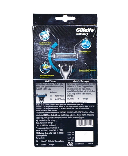 Gillette Mach 3 Super Saver Pack Razor & Cartridges